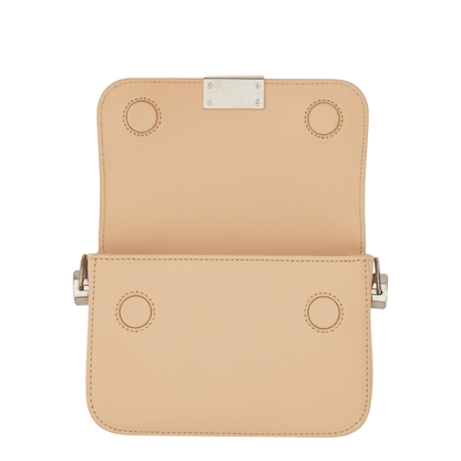 Binder Plain Small Leather Handbag Light Pink - Image 4