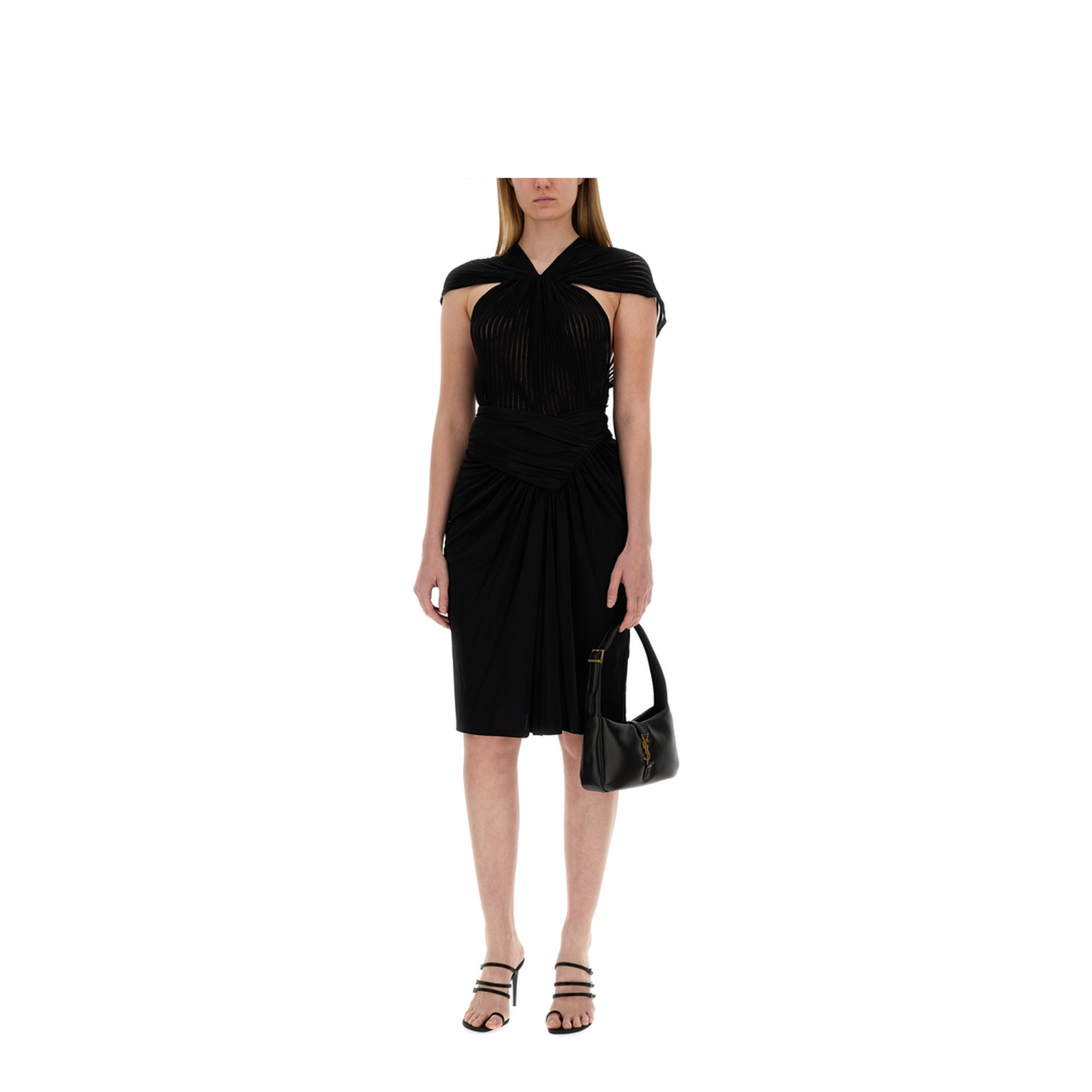 Pencil Skirt with Pleats - Image 2