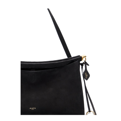 Le Click Pocket 35 Nubuck Crossbody - Noir - Image 2