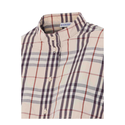 Beige Check Dress - Image 3