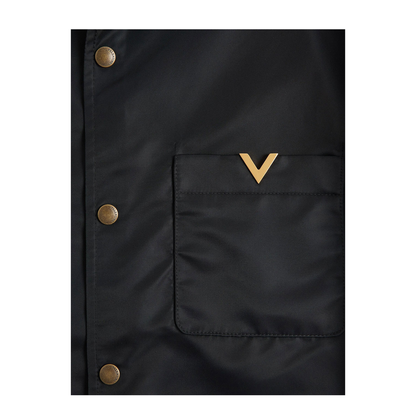 Nylon Shirt Jacket with Vgold - Image 6