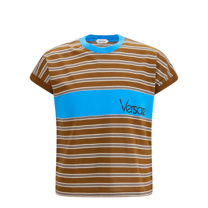 Striped Cotton T-Shirt - Image 1