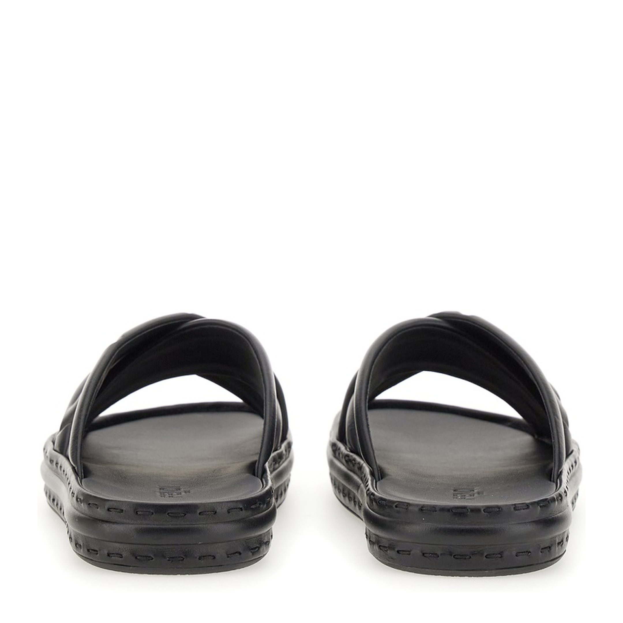 Black Leather Sandal - Image 3