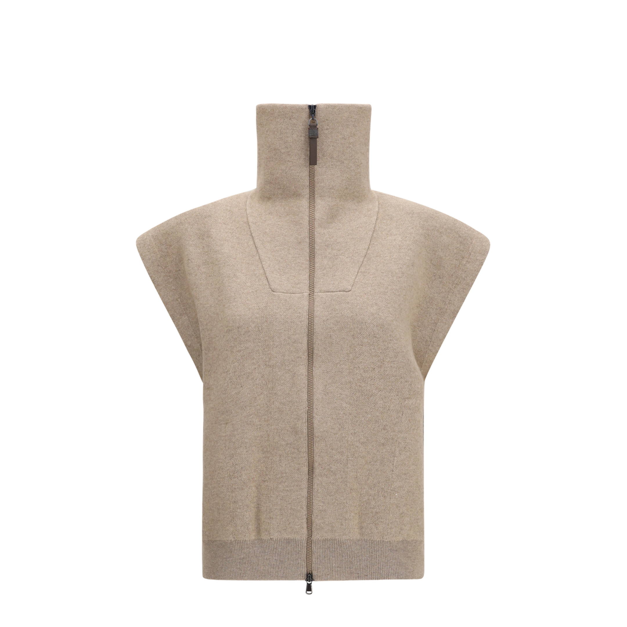 High-neck Zip Cardigan - Image 1
