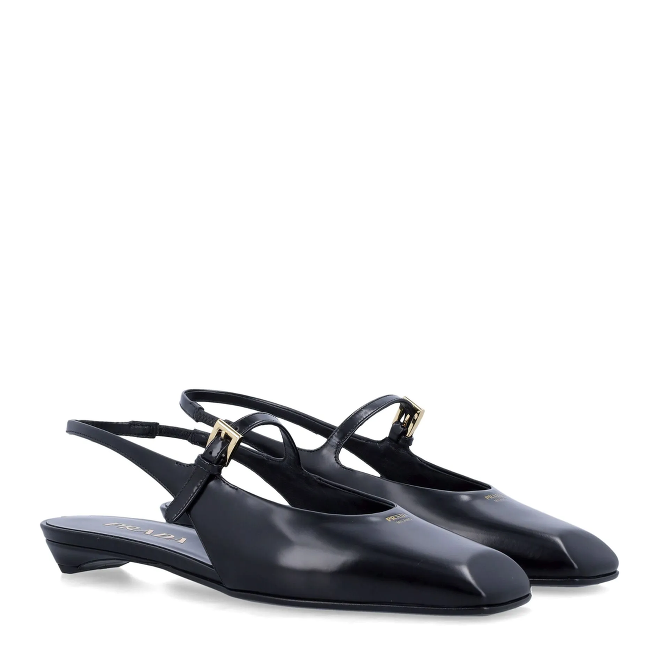 Leather Slingback Ballet Flats - Image 2