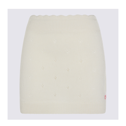 Openwork Wool and Cashmere Miniskirt - Image 2
