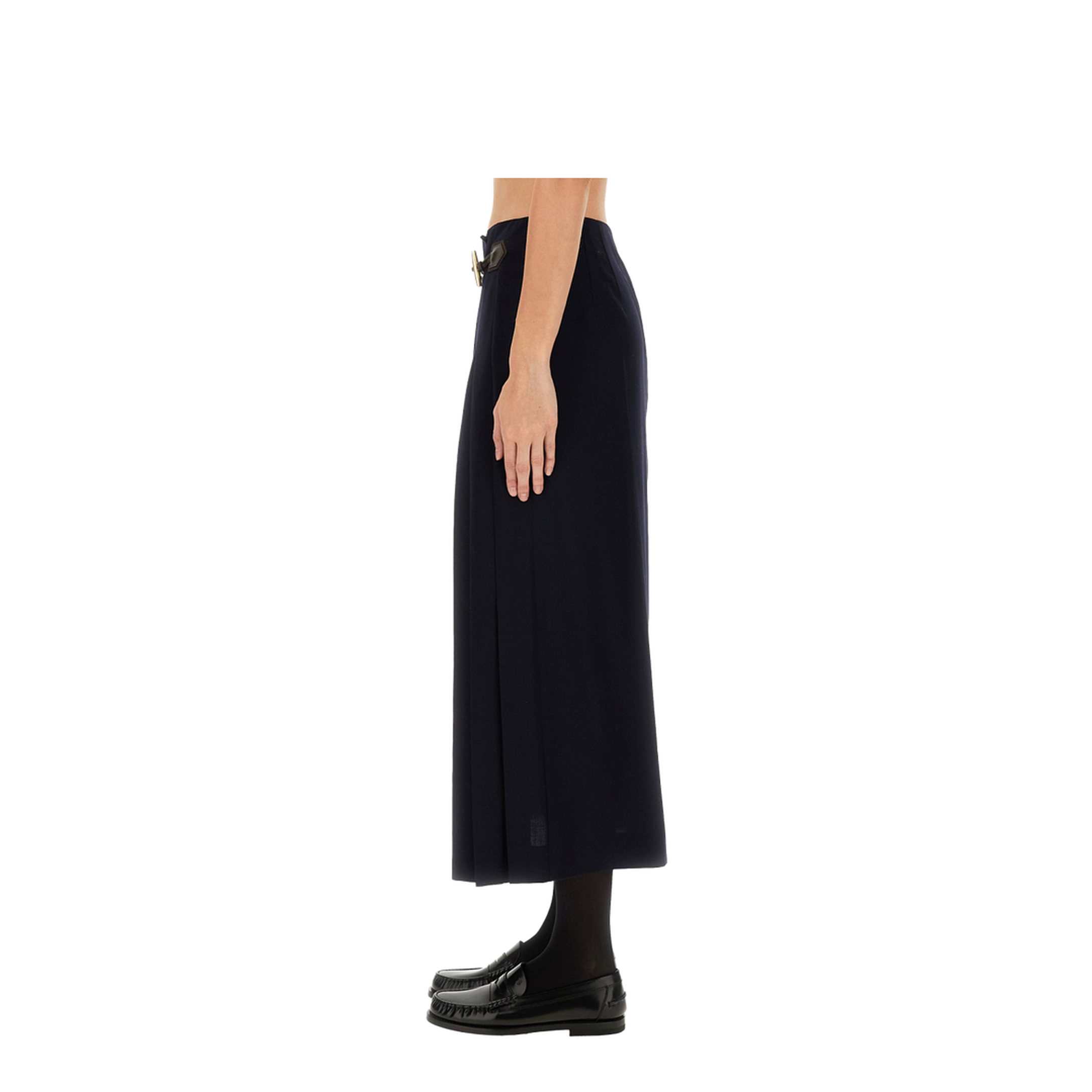 MIDI SKIRT WITH TOGGLE - Image 4