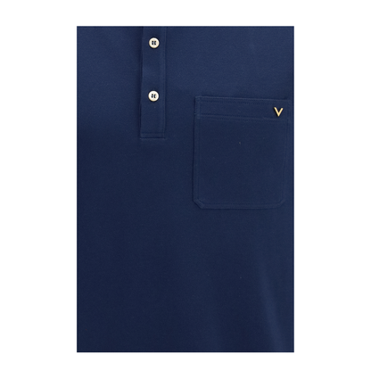 Cotton Piqué Polo with VLogo - Image 3