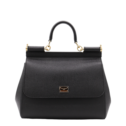 Large Sicily Handbag in Black - Image 1