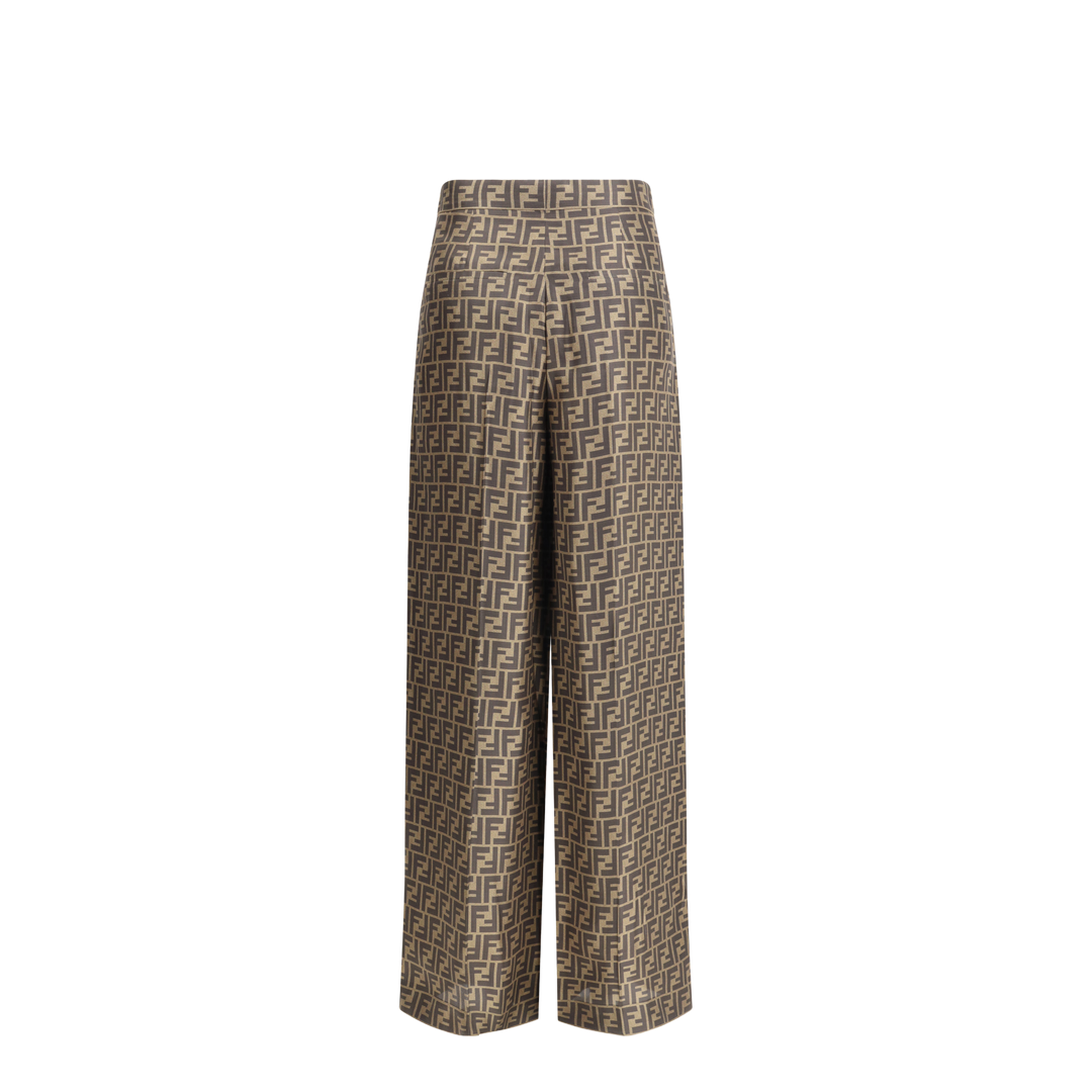 Monogram Pattern Silk Pants - Image 2
