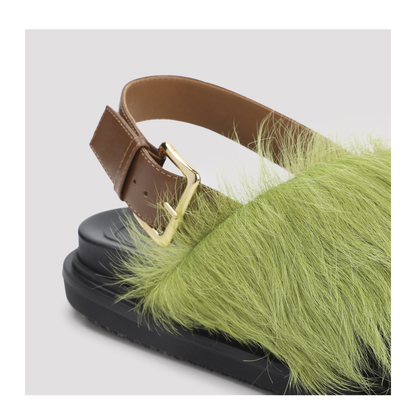 Fur-lined Fussbett Sandals - Image 6