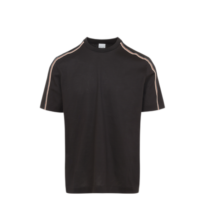 Stripe Tape Detail T-Shirt - Image 3
