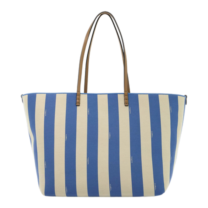 Large Roll
Reversible Shopper In Pequin Striped And Light Blue FF Fabric - Image 5
