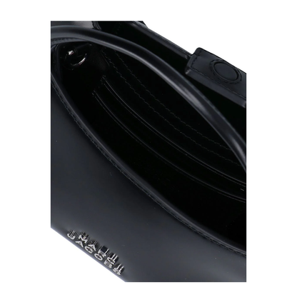 Glam Claw Clip Crossbody Bag Leather Black - Image 4