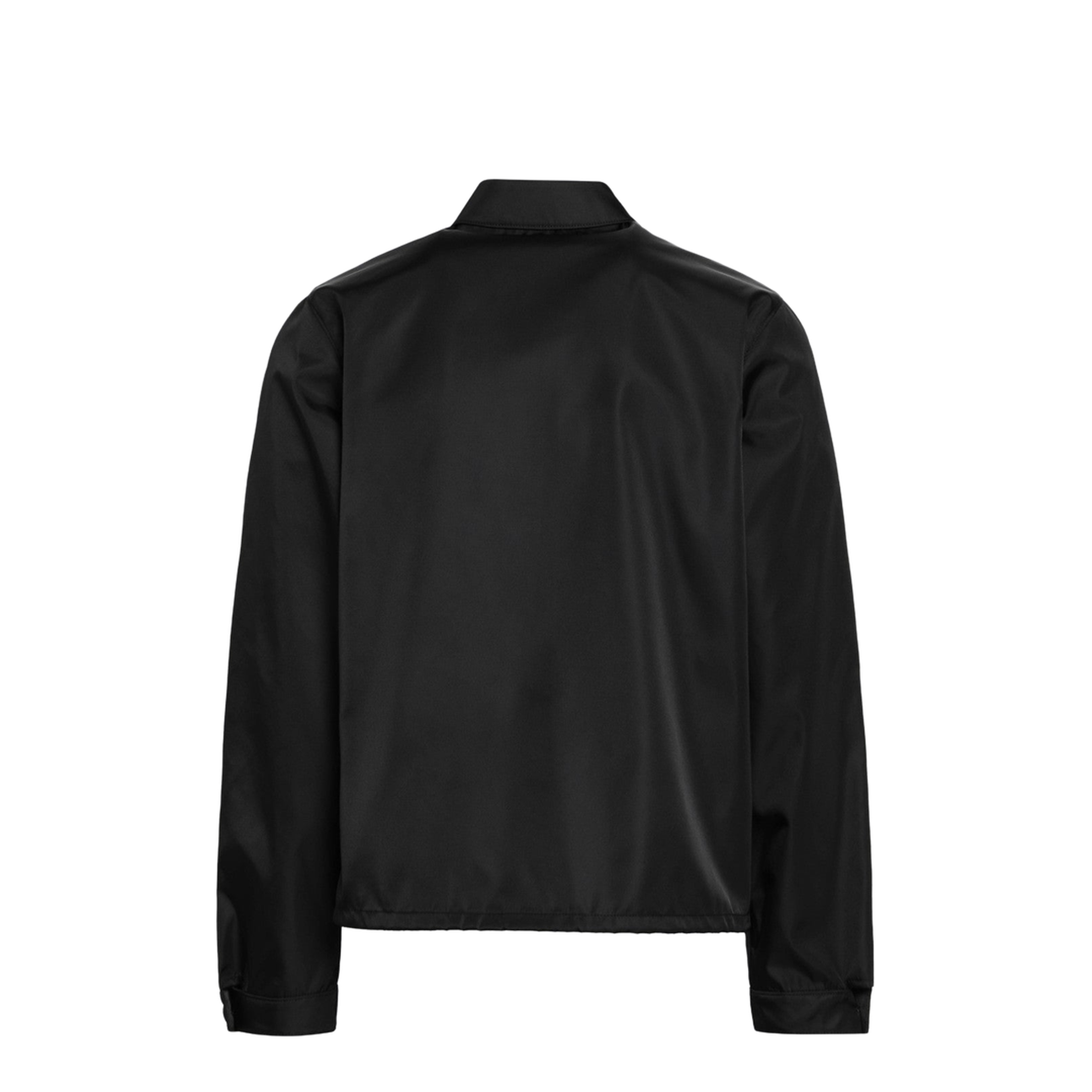 Black Re-Nylon Zip-Up Jacket - Image 2