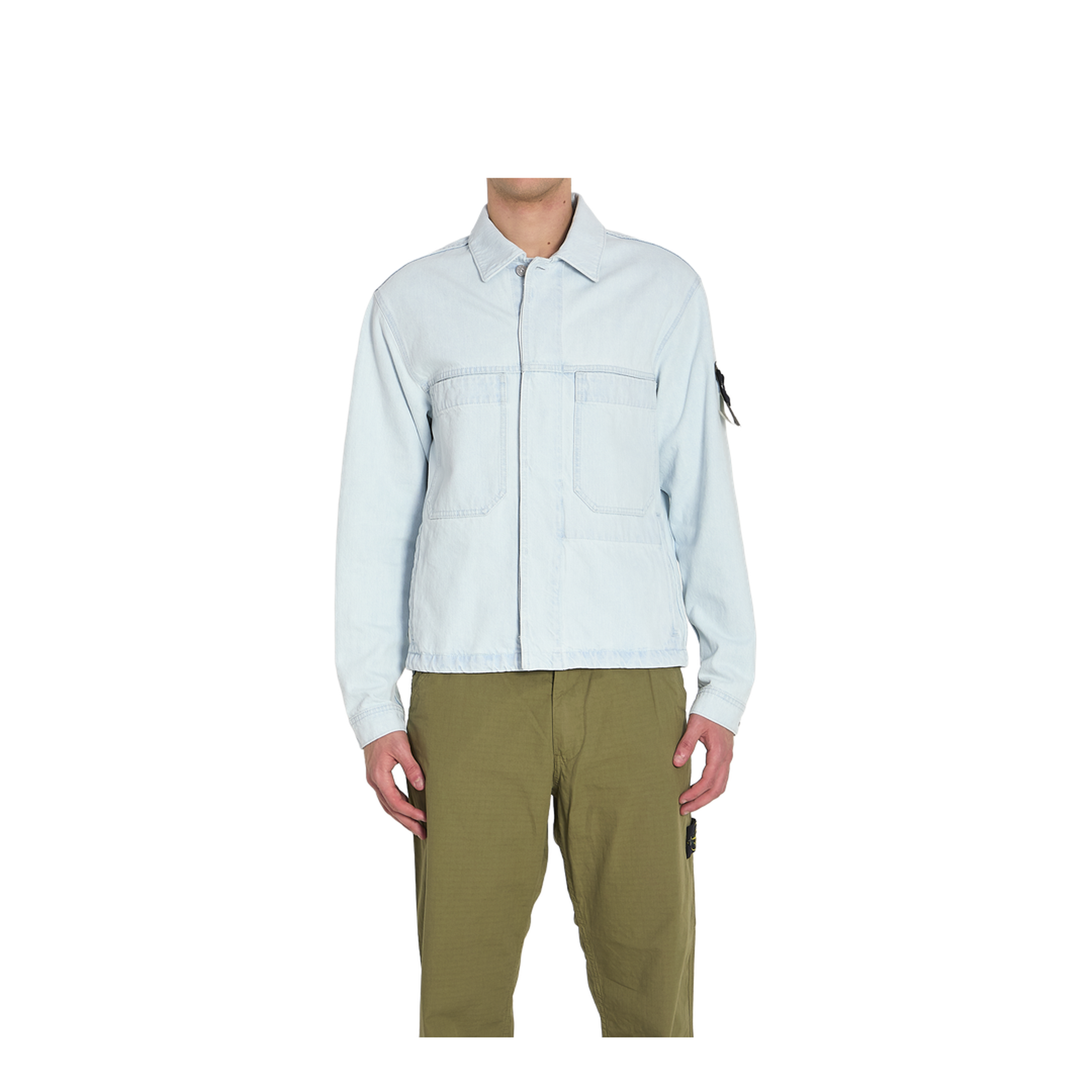 Ultra-bleached denim jacket - Image 1