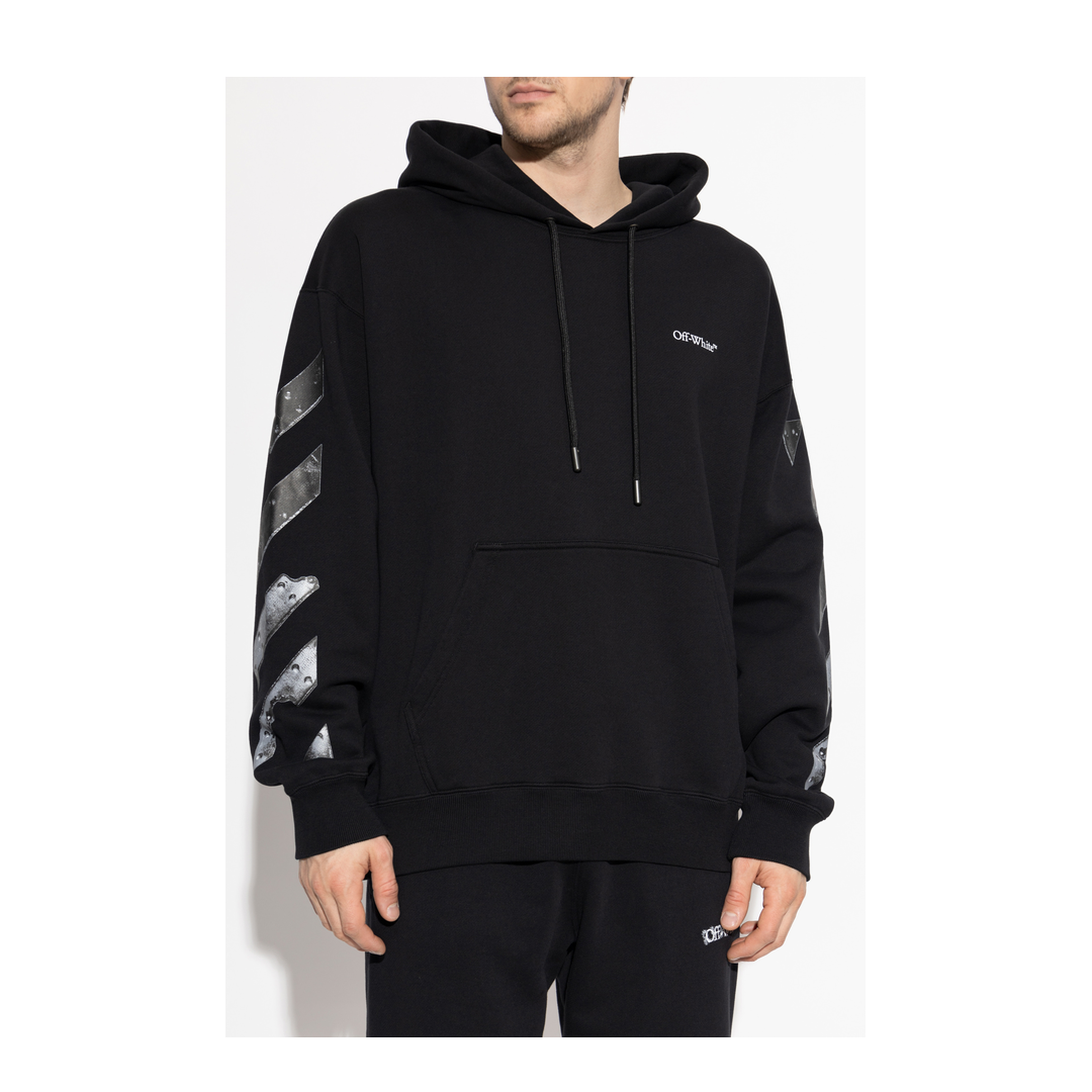 Caravaggio Print Zipped Hoodie - Image 3