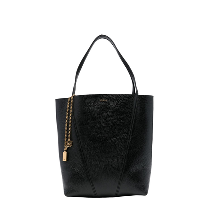 Black Two Flat Shoulder Straps Bag - Image 1