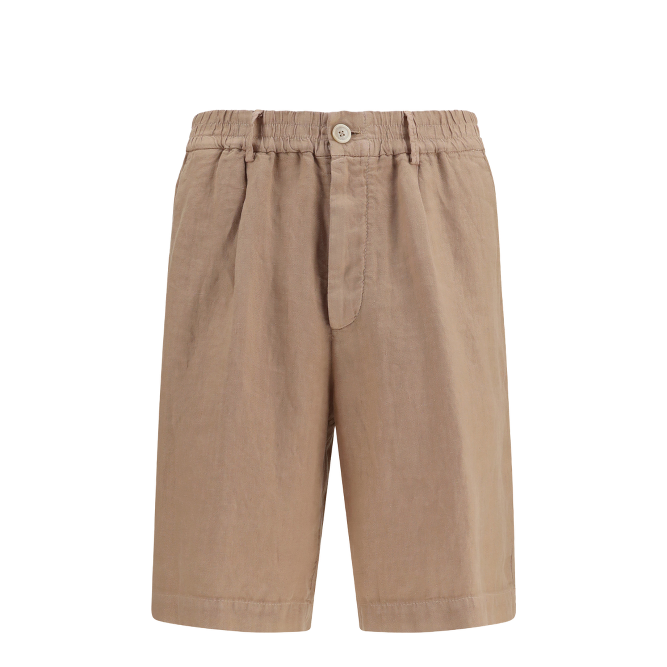 Lightweight Délavé Linen Shorts - Image 1
