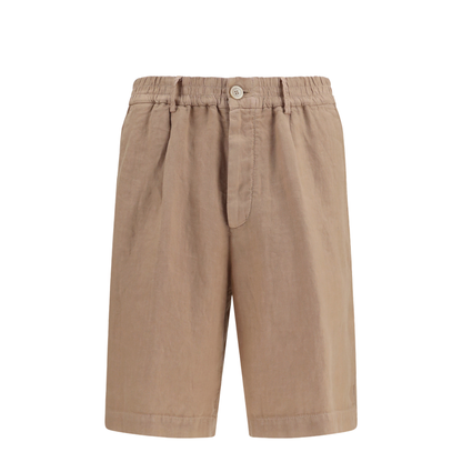 Lightweight Délavé Linen Shorts - Image 1