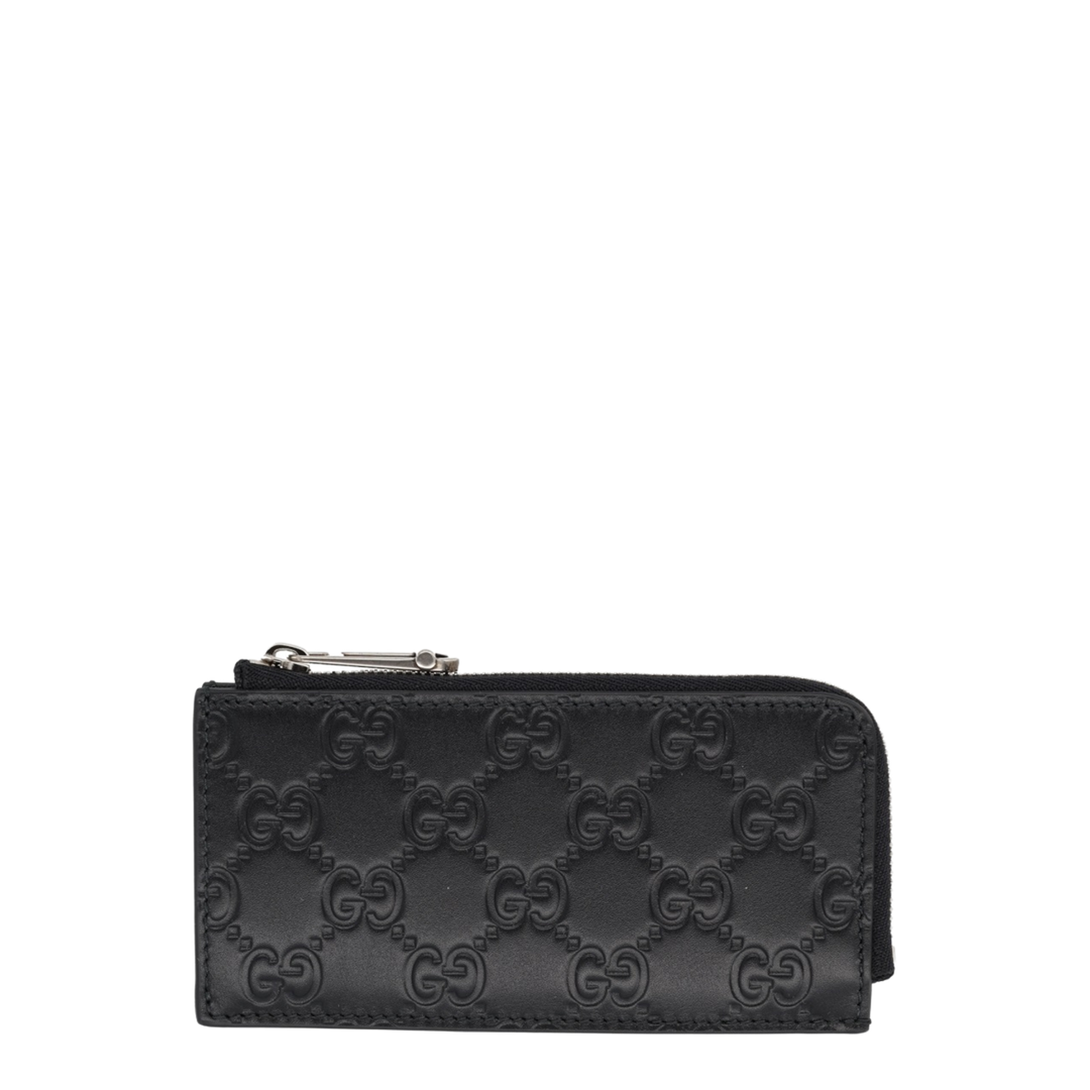 GG Emblem Card Case - Black - Image 1