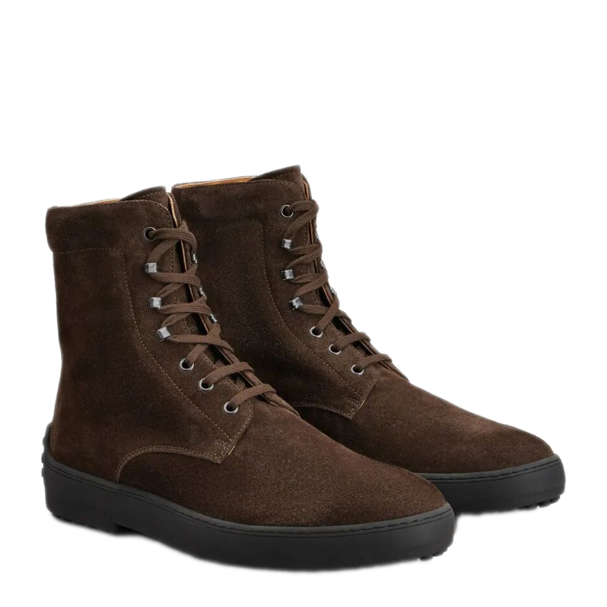 Suede Gommino Combat Boots - Image 2