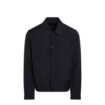 Blue Wool and Mohair Jacket - Image 1