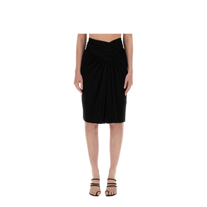 Pencil Skirt with Pleats - Image 1
