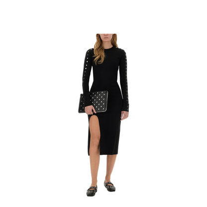 MIDI DRESS WITH SLIT - Image 2