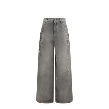 Melody Stud Degraded Jeans - Image 1