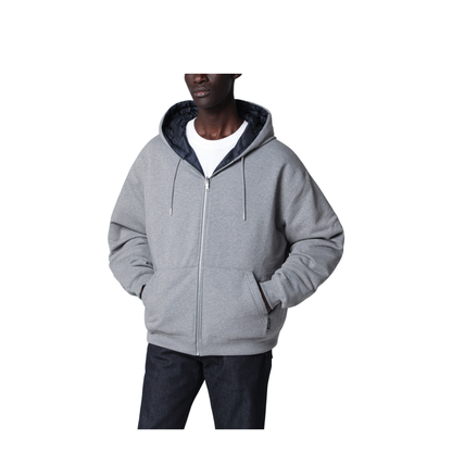 Reversible Fuse Hooded Sweatshirt in Stone/Night - Image 1