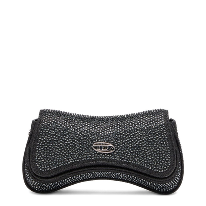 Play XS Rhinestone-Embellished Crossbody Bag - Black - Image 1