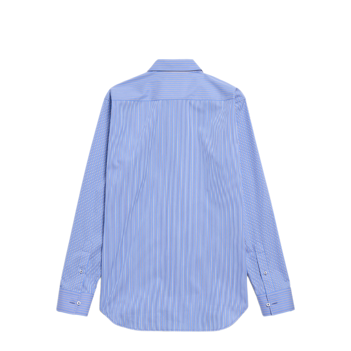 Striped Poplin Shirt In Ultrafine Technical Poplin - Image 2