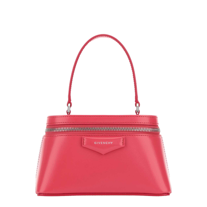 Antigona Mini Calf Leather Vanity Bag - Bright Peach - Image 5