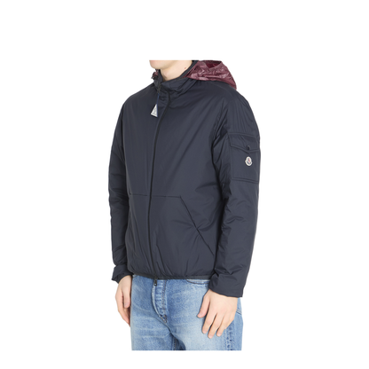 Dark Blue Nylon Breezes Down Jacket - Image 4