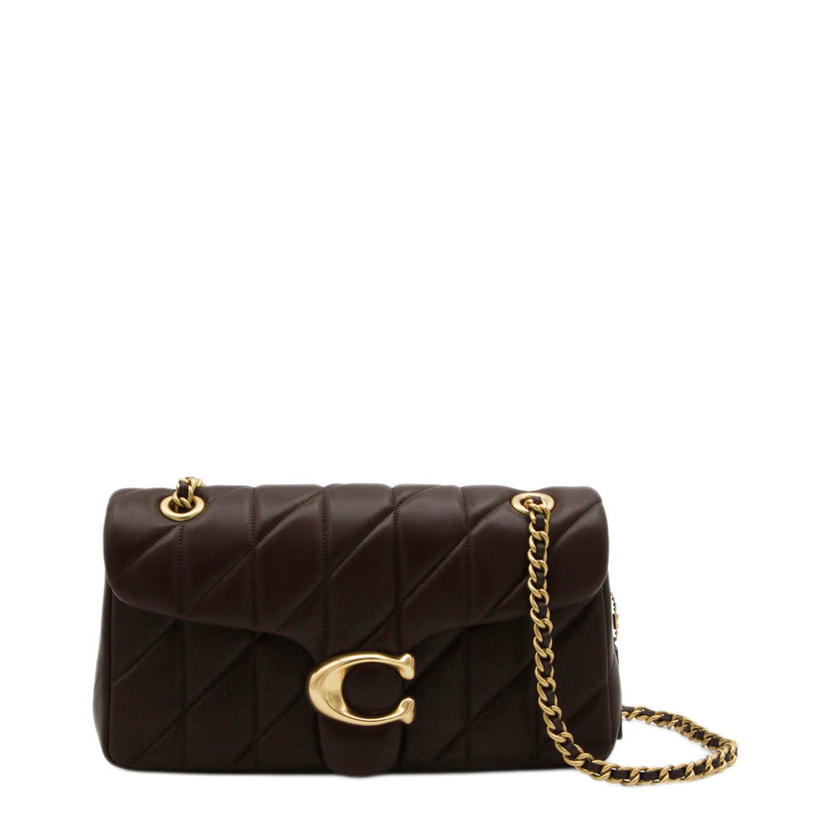 Tabby 26 Napa Leather Shoulder Bag - Maple Brown - Image 1