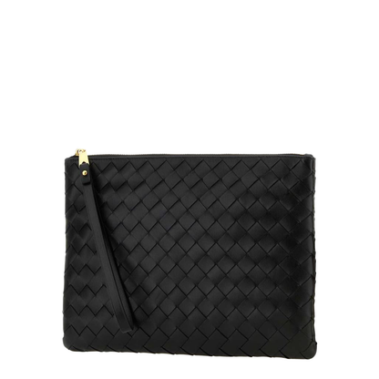Intrecciato Leather Flat Pouch - Image 5