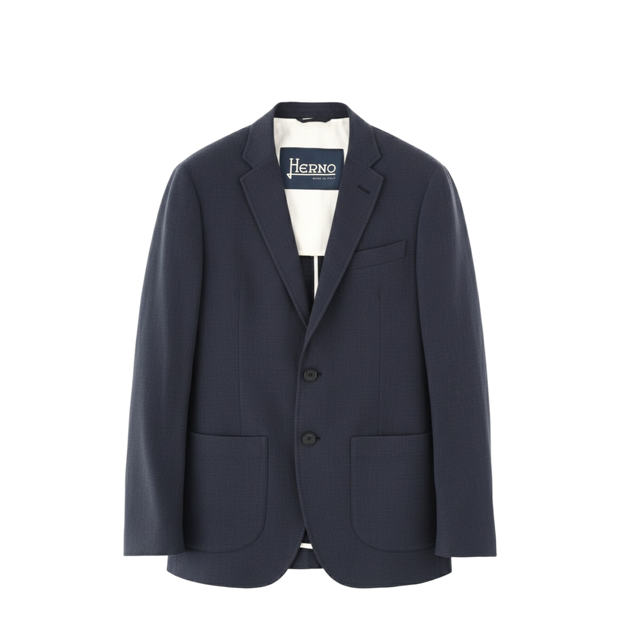 Single-Breasted Linen Jacket - Image 1