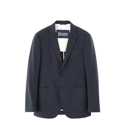 Single-Breasted Linen Jacket - Image 1