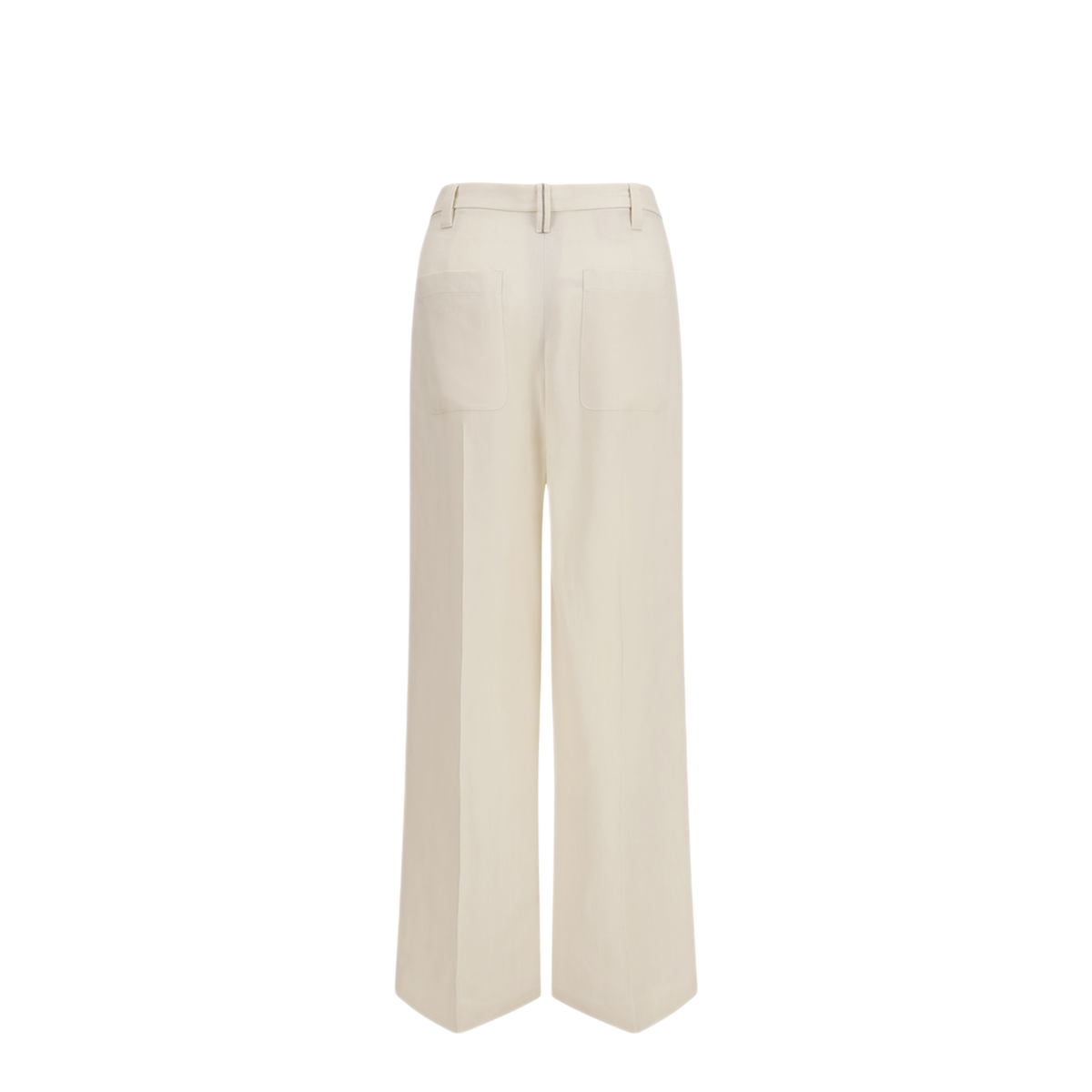 Wide Pants In Fluid Twill - Image 2