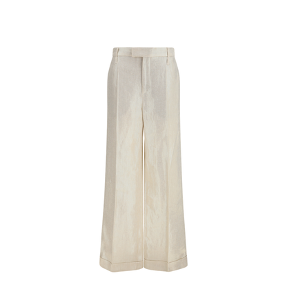 Linen Tailored Pants - Image 1