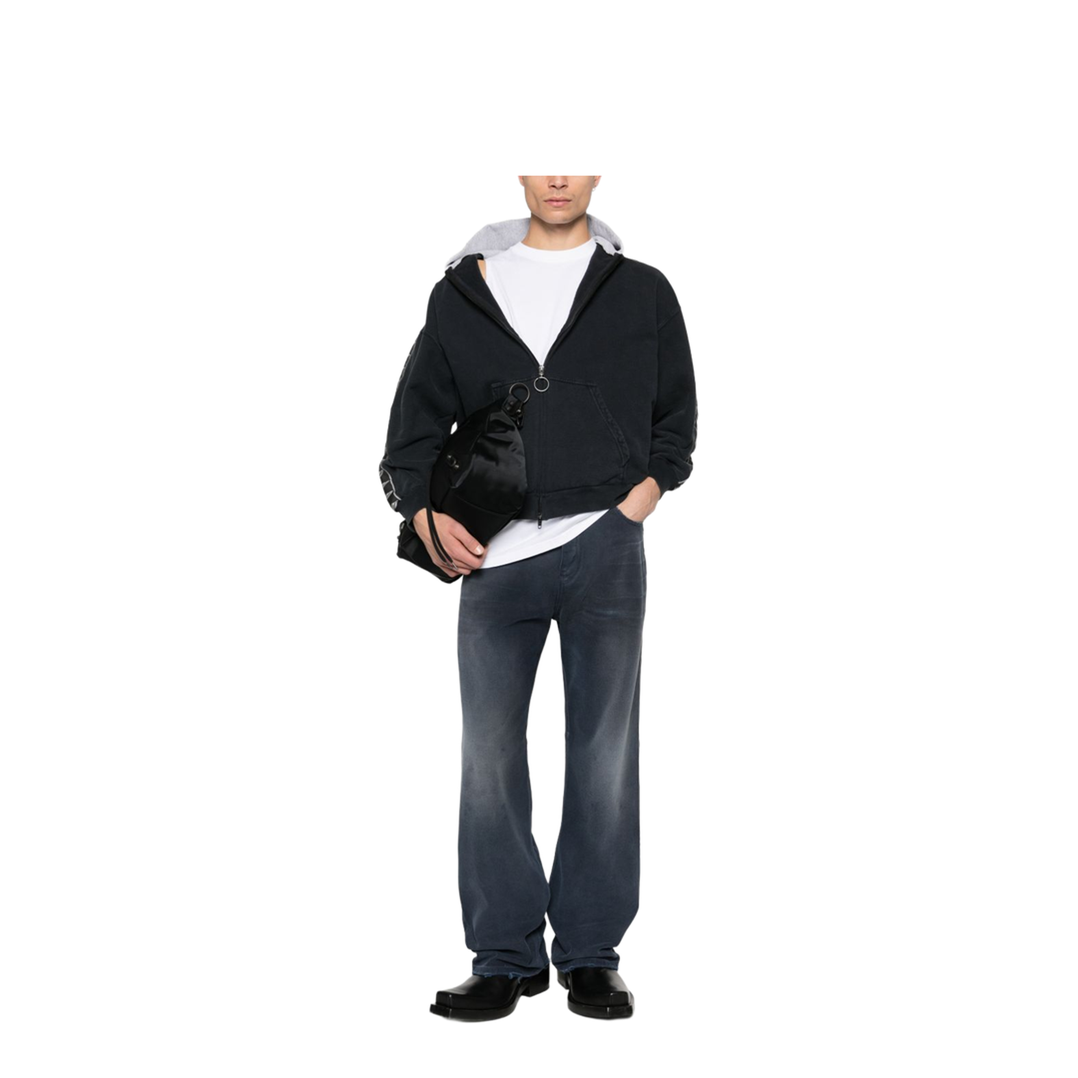 Regular Faded Jeans - Image 4