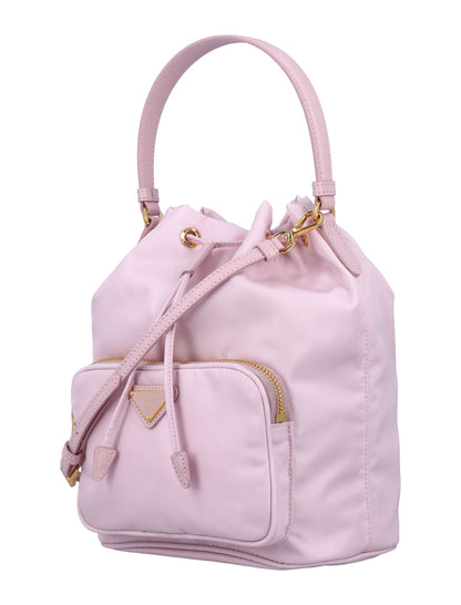 Bag in Re-nylon with Triangular Logo - Image 3