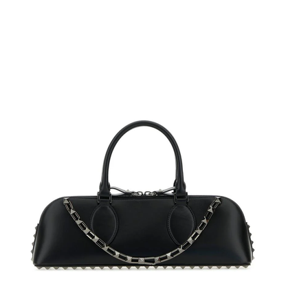 Rockstud East-West Zip-Up Tote Bag - Image 1