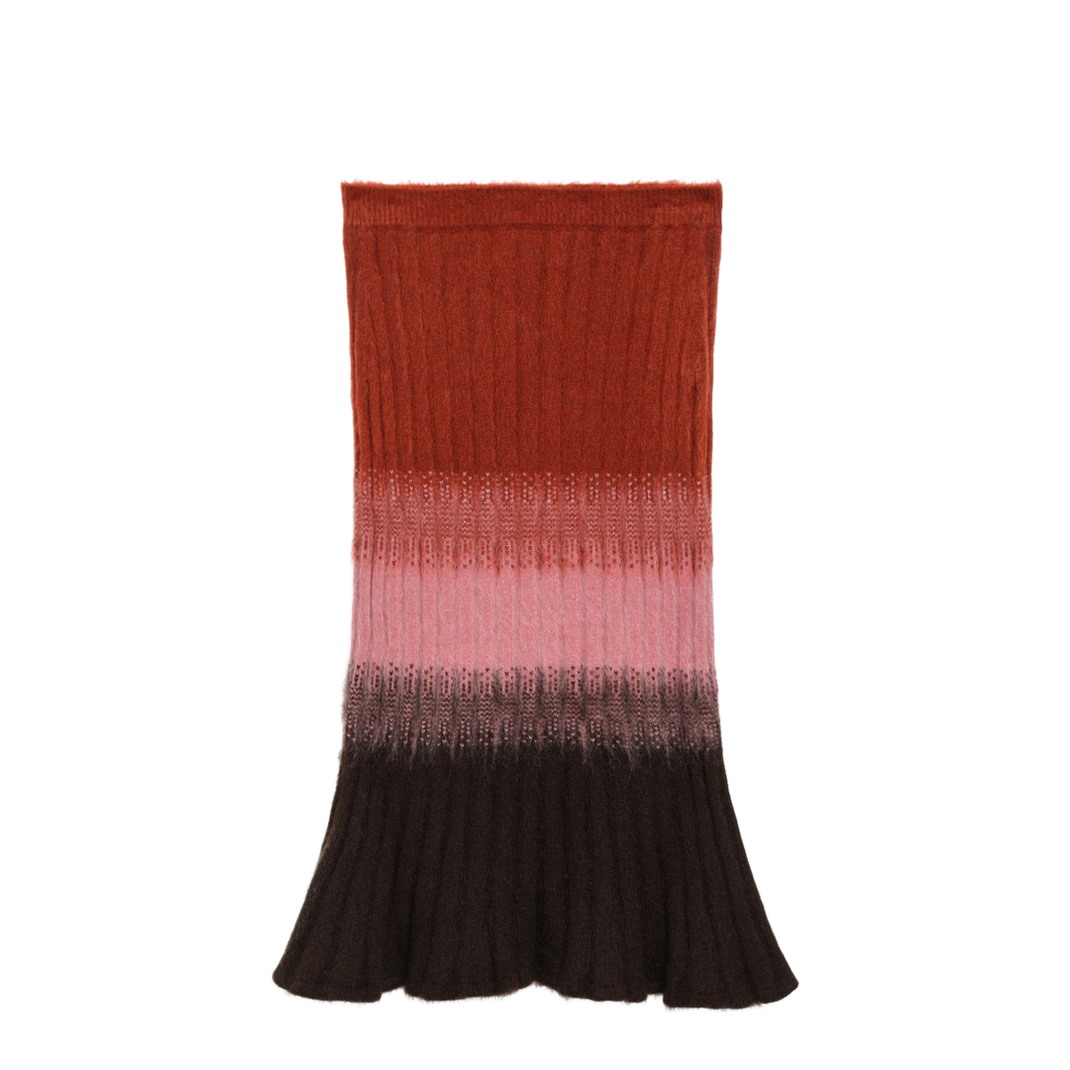 Multicoloured Mohair and Wool Skirt - Image 1