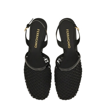 KAY 40 MESH AND LEATHER SLINGBACK - Image 5