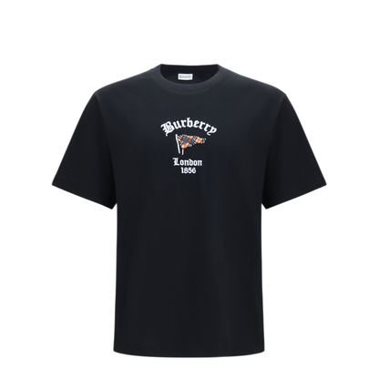 Check Cotton T Shirt - Image 1