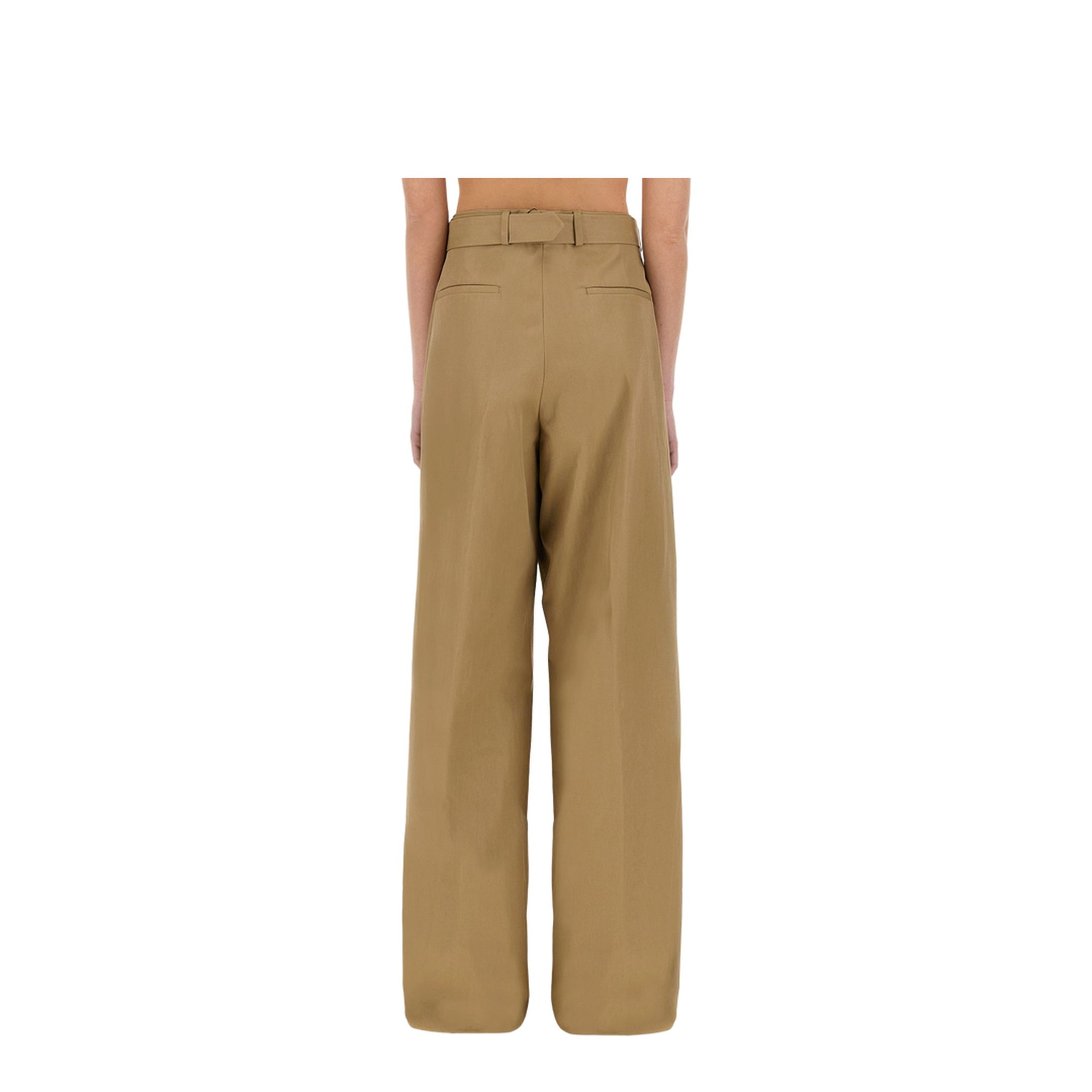 Wide-leg Pants With Belt - Image 3