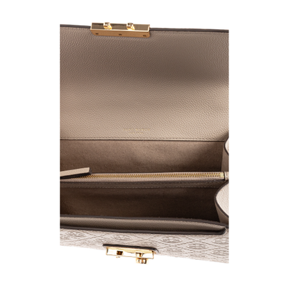 T Monogram Pebbled Shoulder Bag - Image 3