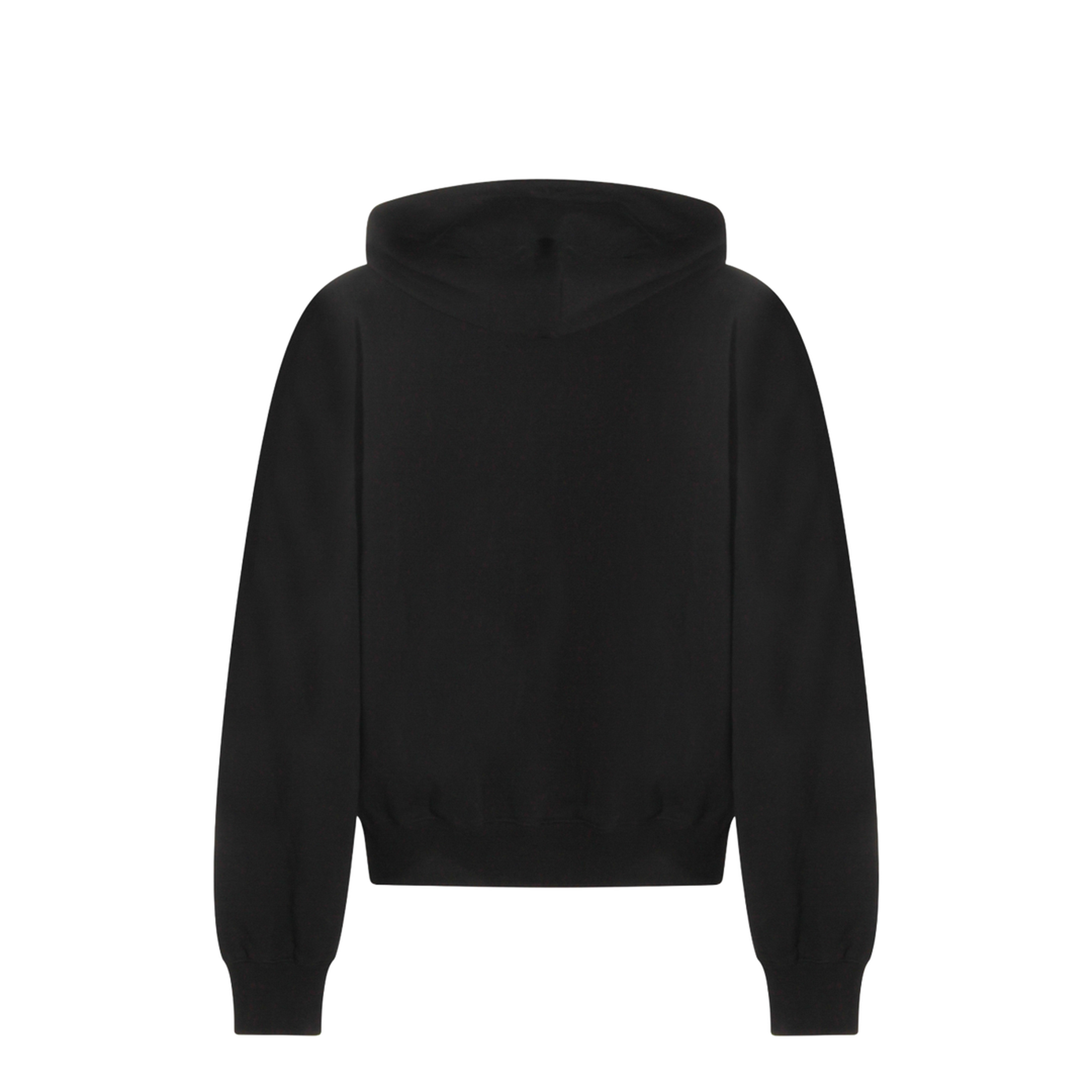 Black Cotton Sweatshirt - Image 3